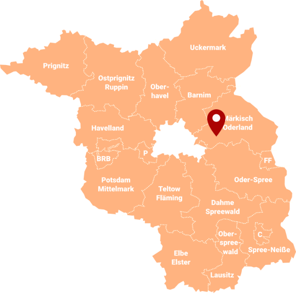 Immobilienmakler Märkisch-Oderland MOL - Karte