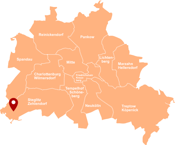 Makler Wannsee 14109: Karte